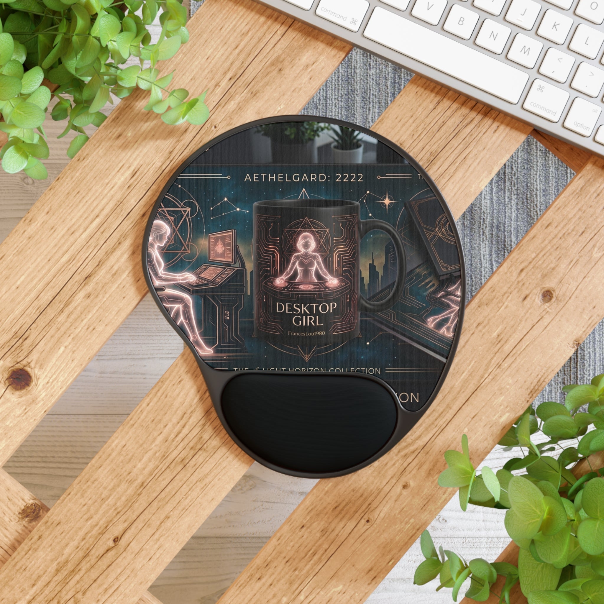 Mouse Pad With Wrist Rest