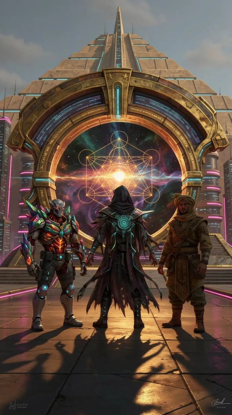 Children of the Black Horizon Light in the Void
