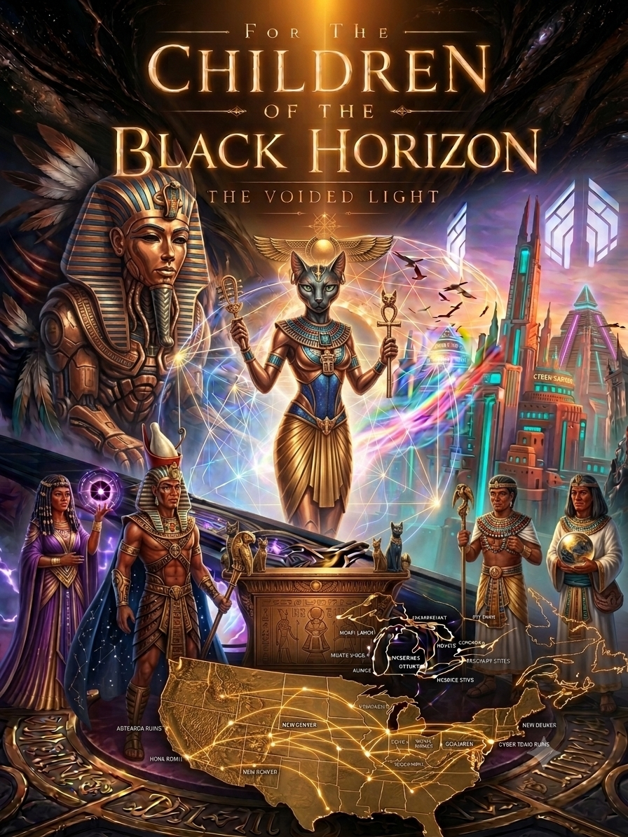 Children of the Black Horizon Light in the Void