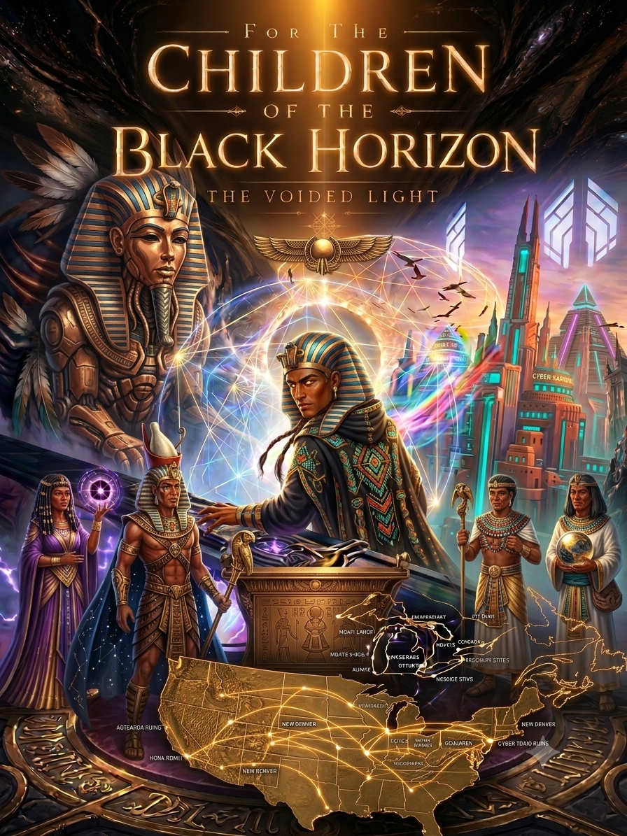 Children of the Black Horizon Light in the Void